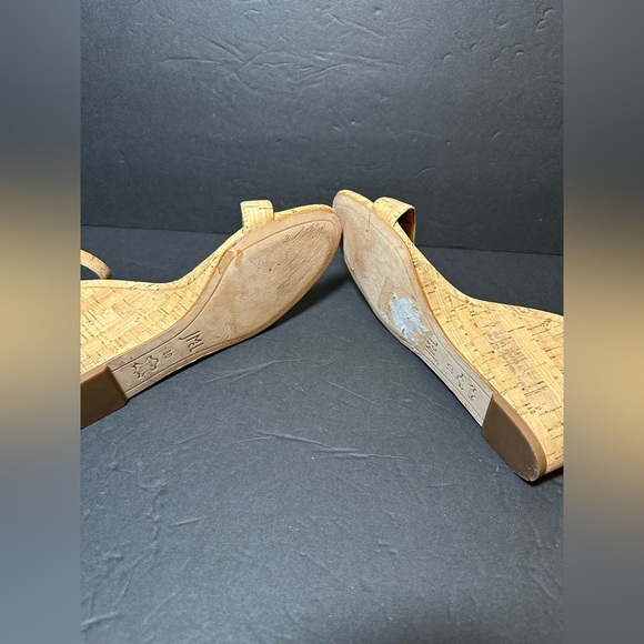 J McLaughlin Middleton Cork Wedges Sandals size 10 - Picture 7 of 10